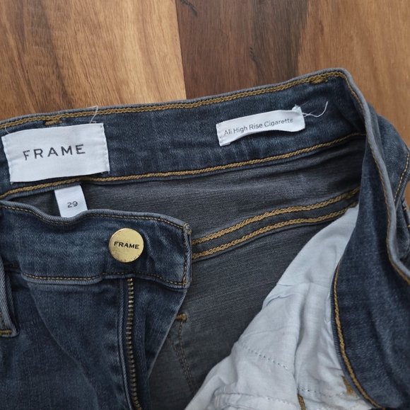 Frame Ali High Rise Cigarette Jean - Picture 2 of 4